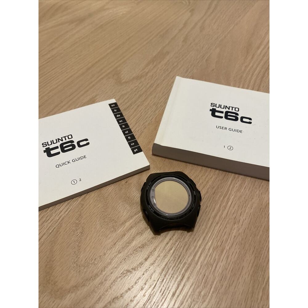 Suunto t6c Watch (Needs Band) With User Guide & Quick Guide